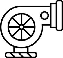 Turbo Line Icon Design Element vector