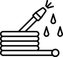 Hose Line Icon Design Element vector