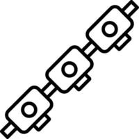 Schwann Cells Line Icon Design Element vector