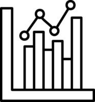 Chart Graphs Line Icon Design Element vector