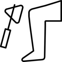 Reflexes Line Icon Design Element vector