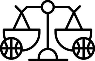 Sports Laws Line Icon Design Element vector
