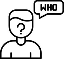Who Icon Desing Element vector