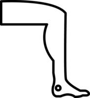 Leg Line Icon Design Element vector