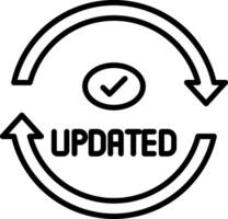 Updated Icon Desing Element vector