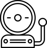 Bell Line Icon Design Element vector