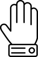 Hand Line Icon Design Element vector