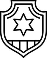 Protection Line Icon Design Element vector