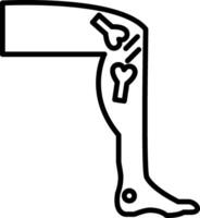 Joint Line Icon Design Element vector