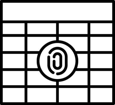 Unique Line Icon Design Element vector