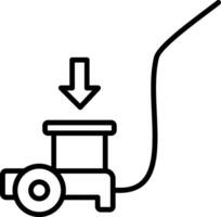 Frame Line Icon Design Element vector