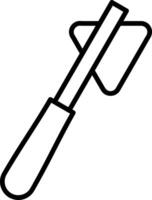Hammer Line Icon Design Element vector