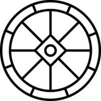 Diaphragm Line Icon Design Element vector