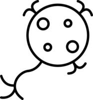 Neuron Line Icon Design Element vector