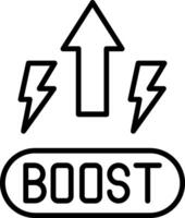 Boost Icon Desing Element vector