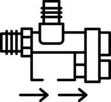 flow Line Icon Design Element vector