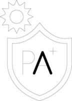 Pa Line Icon Design Element vector