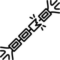 Injury Line Icon Design Element vector