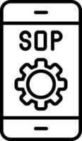Sop Icon Desing Element vector