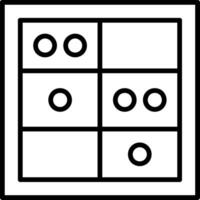 Table Of Rates Line Icon Design Element vector