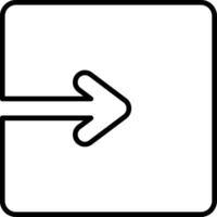 Arrow Graphic Line Icon Design Element vector