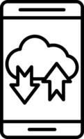 transfer Line Icon Design Element vector