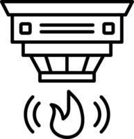 Detector Line Icon Design Element vector