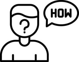 How Icon Desing Element vector