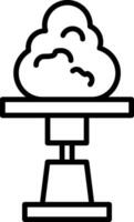 Clay Line Icon vector