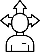 Flexibility Line Icon vector