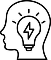 Skill Development Line Icon vector