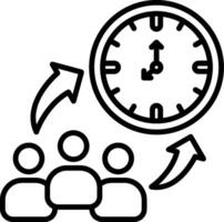 Activity Line Icon vector