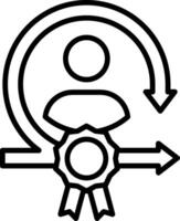 Expert Line Icon vector