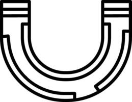 Gum Shield Line Icon vector