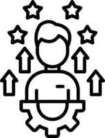 Growth Line Icon vector