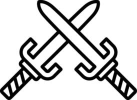 Sai Line Icon vector