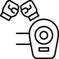 pad Line Icon vector