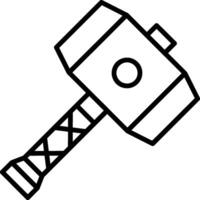 Hamme Line Icon vector