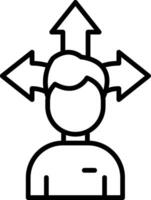 Flexibility Line Icon vector