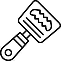 Bottle Opener Line Icon vector
