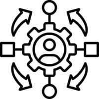 Adaptable Line Icon vector