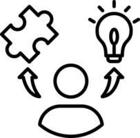 Soft Skills Line Icon vector