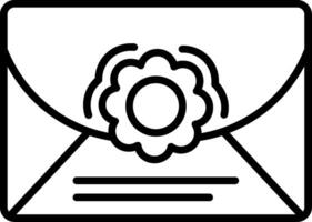 Envelope Line Icon vector