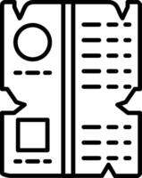 Hieroglyph Line Icon vector