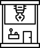 Claw Line Icon vector