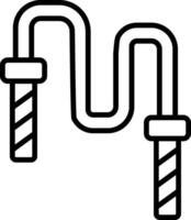 Nunchaku Line Icon vector