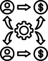 Methodology Line Icon vector