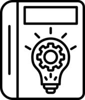 Self Knowledge Line Icon vector