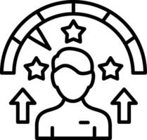 Performance Line Icon vector