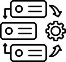 Priority Line Icon vector